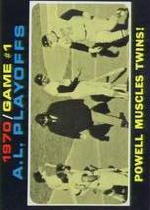 1971 Topps Baseball Cards      195     Boog Powell ALCS